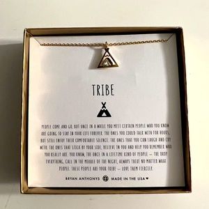 Bryan Anthony’s gold tribe necklace